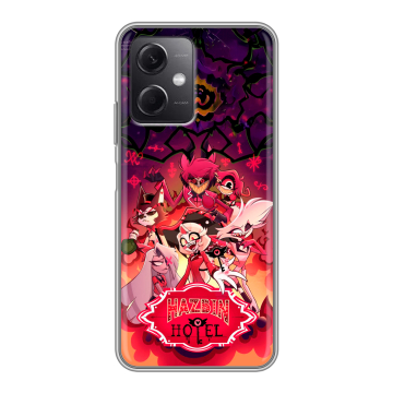 Силиконовый чехол на Xiaomi RedMi Note 12 5G с принтом Hazbin Hotel Отель Хазбин Силиконовый чехол на Xiaomi RedMi Note 12 5G с принтом Hazbin Hotel Отель Хазбин