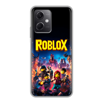Силиконовый чехол на Xiaomi RedMi Note 12 5G с принтом Roblox Роблокс Силиконовый чехол на Xiaomi RedMi Note 12 5G с принтом Roblox Роблокс