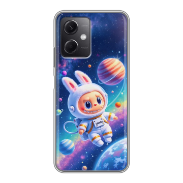 Силиконовый чехол на Xiaomi RedMi Note 12 5G с принтом Labubu Лабубу Силиконовый чехол на Xiaomi RedMi Note 12 5G с принтом Labubu Лабубу