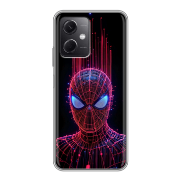 Силиконовый чехол на Xiaomi RedMi Note 12 5G с принтом Spiderman Человек паук Силиконовый чехол на Xiaomi RedMi Note 12 5G с принтом Spiderman Человек паук