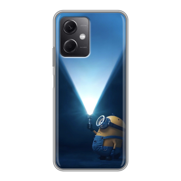 Силиконовый чехол на Xiaomi RedMi Note 12 5G с принтом Миньоны Силиконовый чехол на Xiaomi RedMi Note 12 5G с принтом Миньоны
