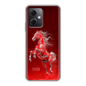 Силиконовый чехол на Xiaomi RedMi Note 12 5G с принтом Новый год Силиконовый чехол на Xiaomi RedMi Note 12 5G с принтом Новый год