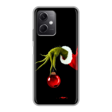 Силиконовый чехол на Xiaomi RedMi Note 12 5G с принтом Новый год Гринч Силиконовый чехол на Xiaomi RedMi Note 12 5G с принтом Новый год Гринч