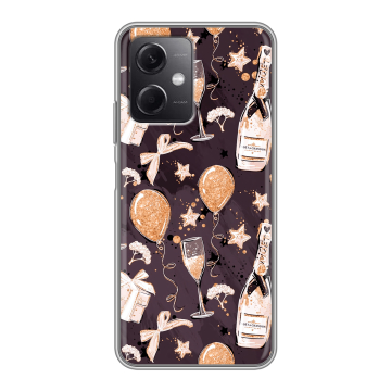 Силиконовый чехол на Xiaomi RedMi Note 12 5G с принтом Новый год Силиконовый чехол на Xiaomi RedMi Note 12 5G с принтом Новый год