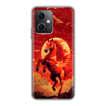 Силиконовый чехол на Xiaomi RedMi Note 12 5G с принтом Новый год Силиконовый чехол на Xiaomi RedMi Note 12 5G с принтом Новый год