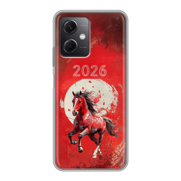 Силиконовый чехол на Xiaomi RedMi Note 12 5G с принтом Новый год Силиконовый чехол на Xiaomi RedMi Note 12 5G с принтом Новый год