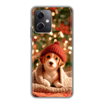 Силиконовый чехол на Xiaomi RedMi Note 12 5G с принтом Новый год Силиконовый чехол на Xiaomi RedMi Note 12 5G с принтом Новый год