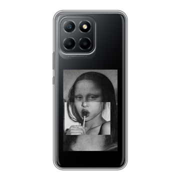 Силиконовый чехол на Huawei Honor X8 5G с принтом Мона Лиза