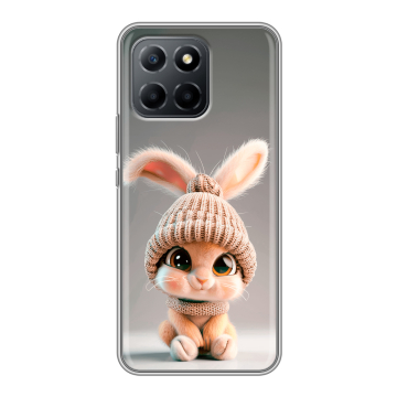 Силиконовый чехол на Huawei Honor X8 5G с принтом Кролик Силиконовый чехол на Huawei Honor X8 5G с принтом Кролик