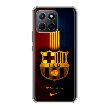 Силиконовый чехол на Huawei Honor X8 5G с принтом Барселона Barcelona
