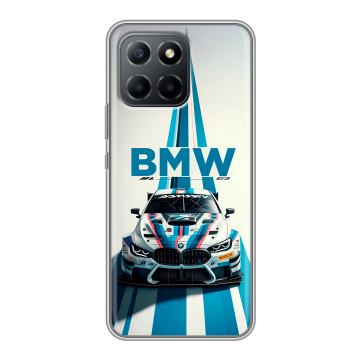 Силиконовый чехол на Huawei Honor X8 5G с принтом БМВ BMW