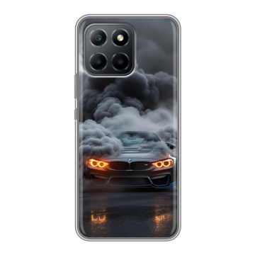 Силиконовый чехол на Huawei Honor X8 5G с принтом BMW БМВ Силиконовый чехол на Huawei Honor X8 5G с принтом BMW БМВ