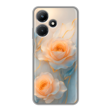 Силиконовый чехол на Infinix Hot 30i с принтом Женский
