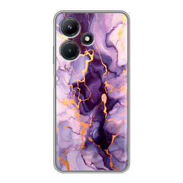 Силиконовый чехол на Infinix Hot 30i с принтом Мрамор