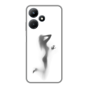 Силиконовый чехол на Infinix Hot 30i с принтом Силуэт Силиконовый чехол на Infinix Hot 30i с принтом Силуэт