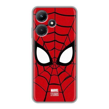 Силиконовый чехол на Infinix Hot 30i с принтом человек паук spiderman