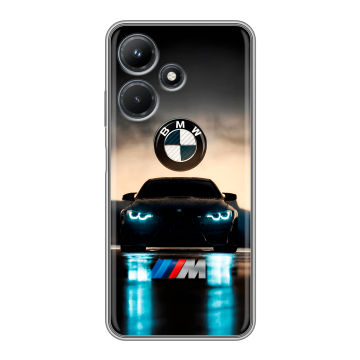 Силиконовый чехол на Infinix Hot 30i с принтом БМВ BMW