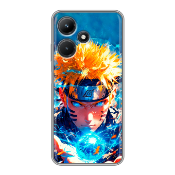 Силиконовый чехол на Infinix Hot 30i с принтом Аниме Наруто Naruto
