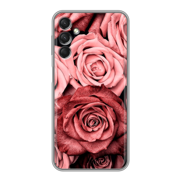 Силиконовый чехол на Samsung Galaxy A24 4G с принтом Цветы розы