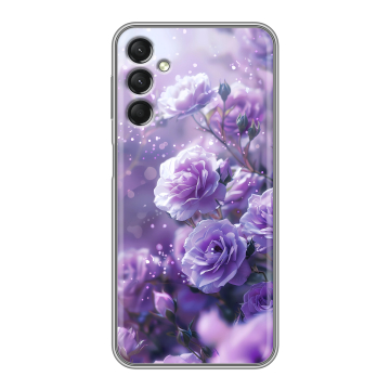 Силиконовый чехол на Samsung Galaxy A24 4G с принтом Розы цветы Силиконовый чехол на Samsung Galaxy A24 4G с принтом Розы цветы
