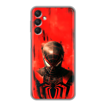 Силиконовый чехол на Samsung Galaxy A24 4G с принтом человек паук spiderman