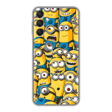 Силиконовый чехол на Samsung Galaxy A24 4G с принтом Миньоны