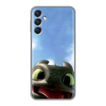 Силиконовый чехол на Samsung Galaxy A24 4G с принтом Как приручить дракона