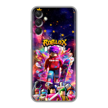 Силиконовый чехол на Samsung Galaxy A24 4G с принтом Roblox Роблокс Силиконовый чехол на Samsung Galaxy A24 4G с принтом Roblox Роблокс