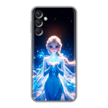 Силиконовый чехол на Samsung Galaxy A24 4G с принтом Холодное сердце Frozen
