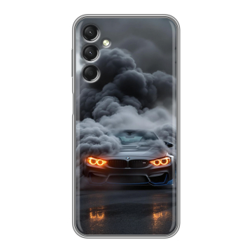 Силиконовый чехол на Samsung Galaxy A24 4G с принтом BMW БМВ Силиконовый чехол на Samsung Galaxy A24 4G с принтом BMW БМВ