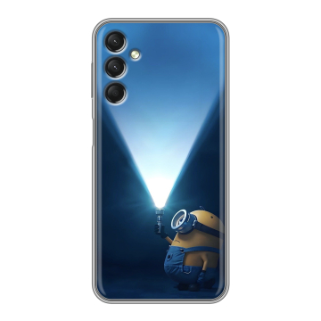 Силиконовый чехол на Samsung Galaxy A24 4G с принтом Миньоны