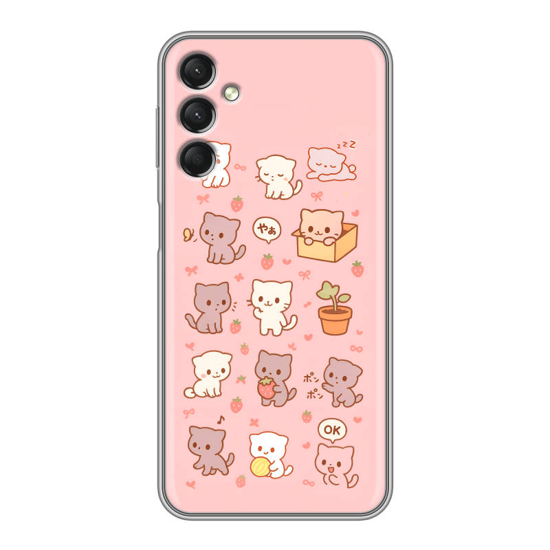 Силиконовый чехол на Samsung Galaxy A24 4G с принтом Hello Kitty Хелоу Кити Силиконовый чехол на Samsung Galaxy A24 4G с принтом Hello Kitty Хелоу Кити