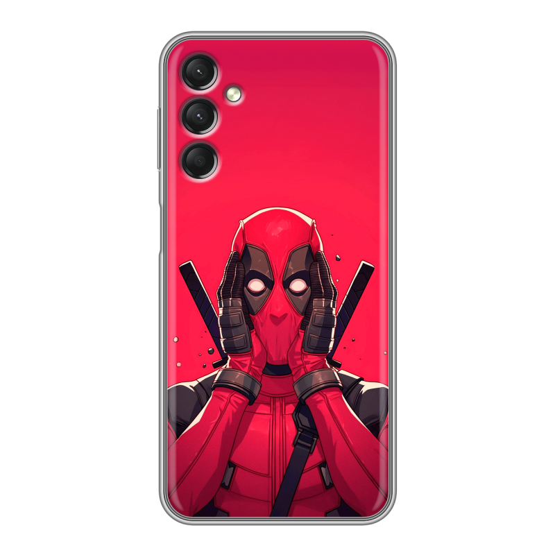 Силиконовый чехол на Samsung Galaxy A24 4G с принтом Дедпул Deadpool Силиконовый чехол на Samsung Galaxy A24 4G с принтом Дедпул Deadpool