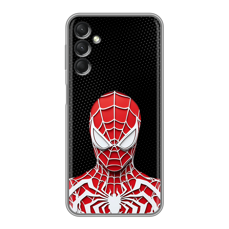 Силиконовый чехол на Samsung Galaxy A24 4G с принтом человек паук spiderman Силиконовый чехол на Samsung Galaxy A24 4G с принтом человек паук spiderman
