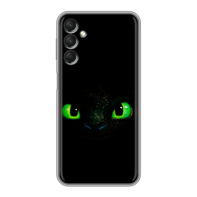 Силиконовый противоударный чехол на Samsung Galaxy A24 4G с принтом Как приручить дракона Силиконовый противоударный чехол на Samsung Galaxy A24 4G с принтом Как приручить дракона