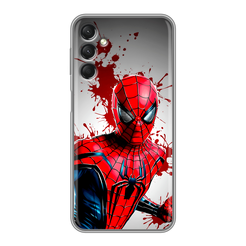 Силиконовый чехол на Samsung Galaxy A24 4G с принтом Spiderman Человек паук Силиконовый чехол на Samsung Galaxy A24 4G с принтом Spiderman Человек паук