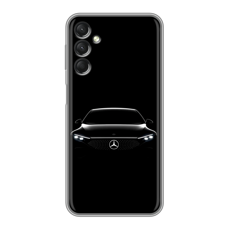 Силиконовый противоударный чехол на Samsung Galaxy A24 4G с принтом Mercedes Мерседес Силиконовый противоударный чехол на Samsung Galaxy A24 4G с принтом Mercedes Мерседес