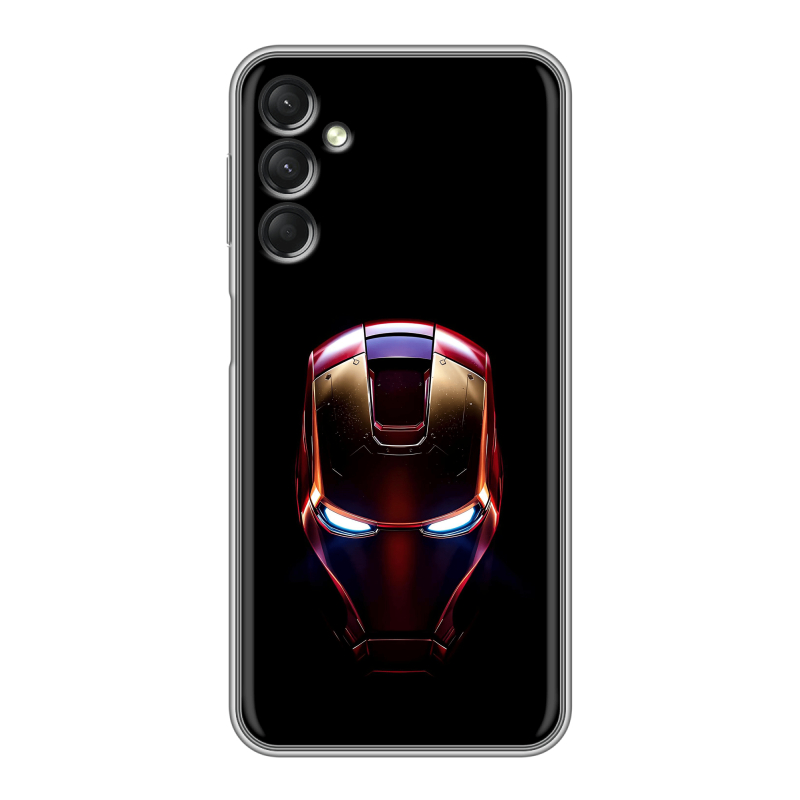 Силиконовый противоударный чехол на Samsung Galaxy A24 4G с принтом IronMan Железный человек Силиконовый противоударный чехол на Samsung Galaxy A24 4G с принтом IronMan Железный человек