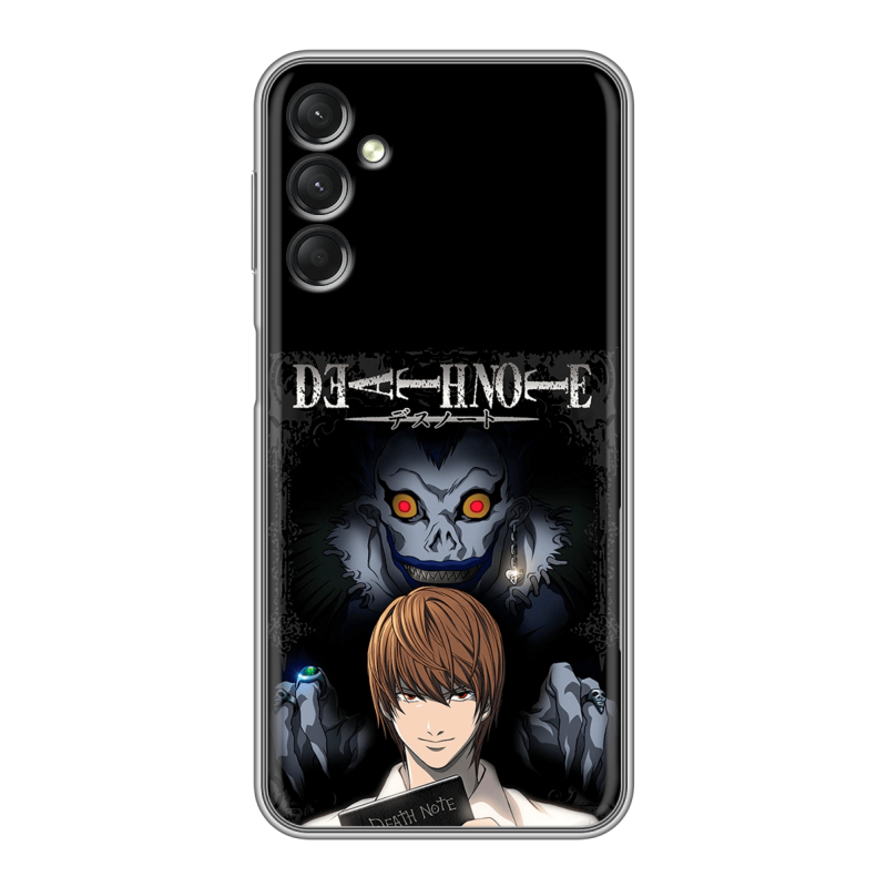 Силиконовый чехол на Samsung Galaxy A24 4G с принтом Death note Тетрадь смерти Силиконовый чехол на Samsung Galaxy A24 4G с принтом Death note Тетрадь смерти
