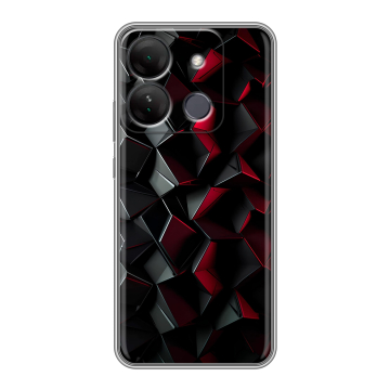 Силиконовый чехол на Infinix Smart 7 HD с принтом Абстракция Силиконовый чехол на Infinix Smart 7 HD с принтом Абстракция