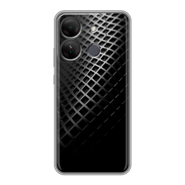 Силиконовый чехол на Infinix Smart 7 HD с принтом Текстура металла Силиконовый чехол на Infinix Smart 7 HD с принтом Текстура металла