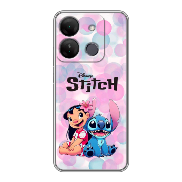 Силиконовый чехол на Infinix Smart 7 HD с принтом Лило и Стич Силиконовый чехол на Infinix Smart 7 HD с принтом Лило и Стич