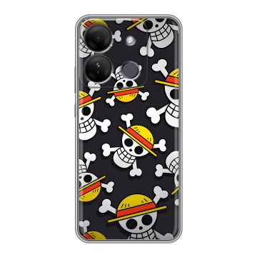 Силиконовый чехол на Infinix Smart 7 HD с принтом One Piece Ван Пис