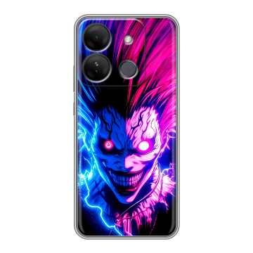 Силиконовый чехол на Infinix Smart 7 HD с принтом Death note Тетрадь смерти