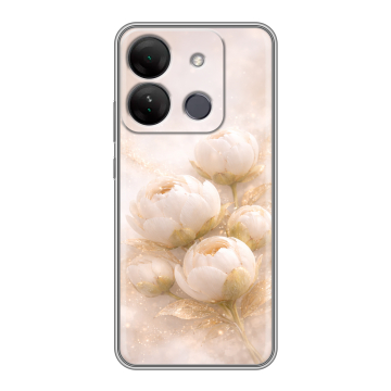Силиконовый чехол на Infinix Smart 7 HD с принтом женский