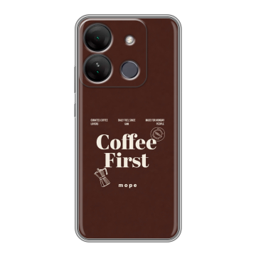 Силиконовый чехол на Infinix Smart 7 HD с принтом женский