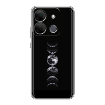 Силиконовый чехол на Infinix Smart 7 HD с принтом женский