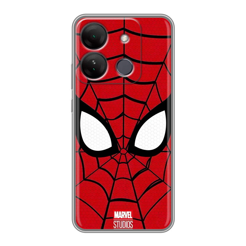 Силиконовый чехол на Infinix Smart 7 HD с принтом человек паук spiderman Силиконовый чехол на Infinix Smart 7 HD с принтом человек паук spiderman