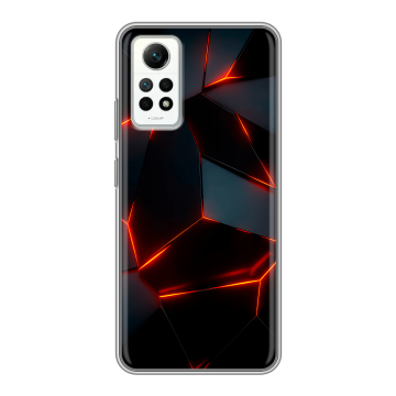 Силиконовый чехол на Xiaomi RedMi Note 12 Pro 4G с принтом Яркие абстракции Силиконовый чехол на Xiaomi RedMi Note 12 Pro 4G с принтом Яркие абстракции