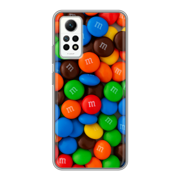 Силиконовый чехол на Xiaomi RedMi Note 12 Pro 4G с принтом Конфеты Силиконовый чехол на Xiaomi RedMi Note 12 Pro 4G с принтом Конфеты